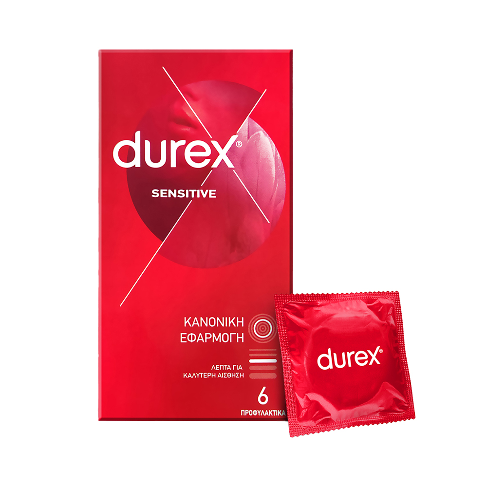 DUREX - Προφυλακτικά Sensitive - 6τεμ.
